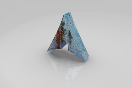 Arch Logo Rusted